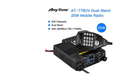 ANYTONE AT-778UV TRANSCEPTOR DOBLE BANDA VHF/UHF CON 25 W 200 MEMORIAS+NUEVA VERSION CON VOX