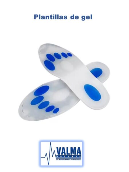 Plantillas de gel siliconado